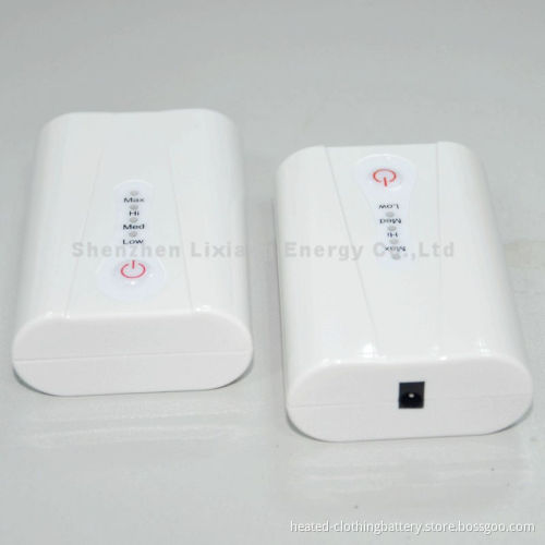 5200mah Li-ion Rechargable Heated Socks Battery , Lithium-ion Battery Pack With 4-heat Settings